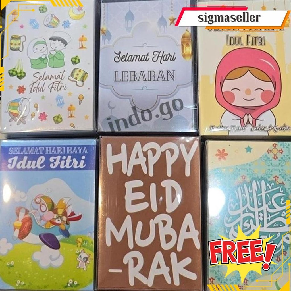 

50 Amplop Lebaran Angpau Lebaran Eid Mubarak Cod