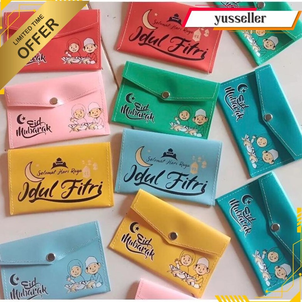 

12Pcs Dompet Amplop Lebaran Botega Cci Kecil Cod
