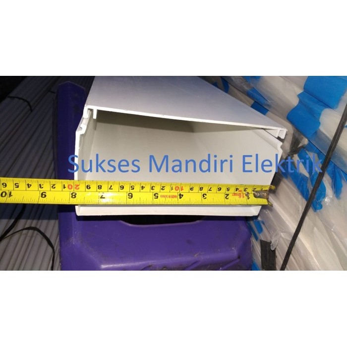 TERBARU Duct Tutup 100 x200 / Kabel Duct / Solid Duct 200x100 - 3 meter