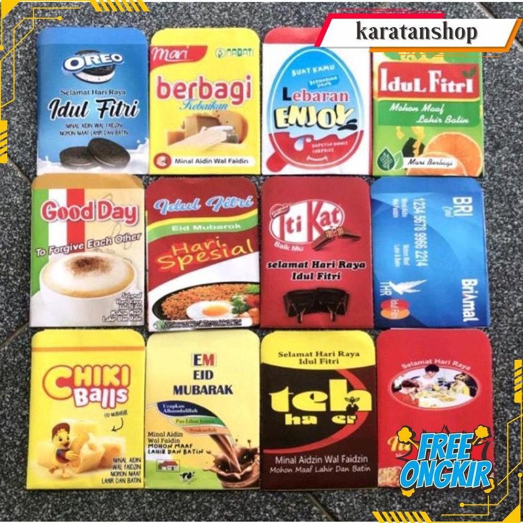 

Amplop Lebaran Snack Sudah Di Lem 100 Pcs Angpau Murah Siap Kirim