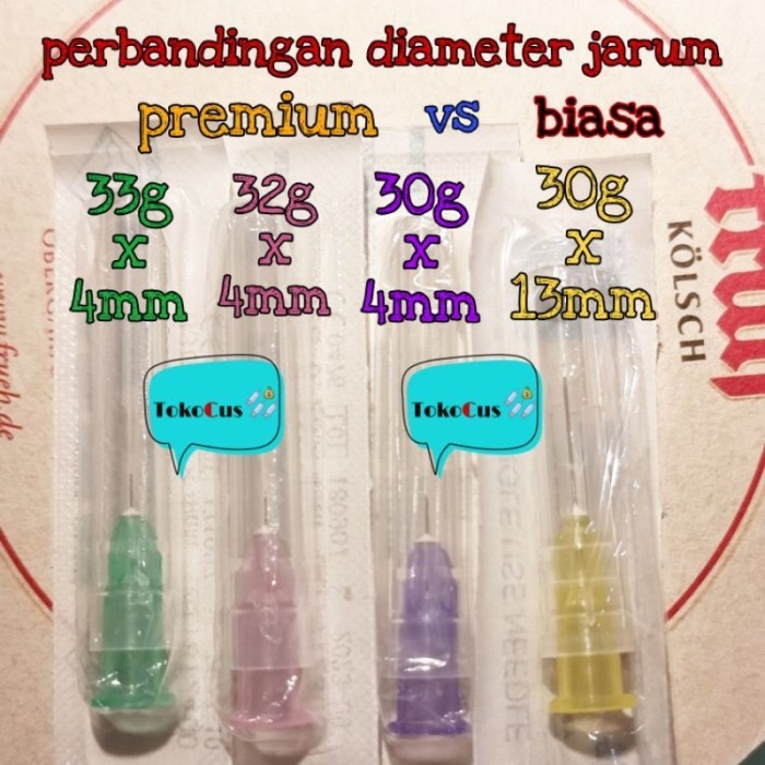 jarum meso needle 30g 32g 33g jarum mini meso face body jarum kecil