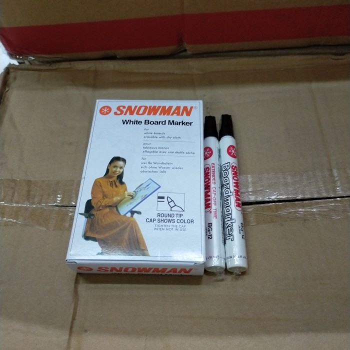 

spidol snowman whiteboard BG-12