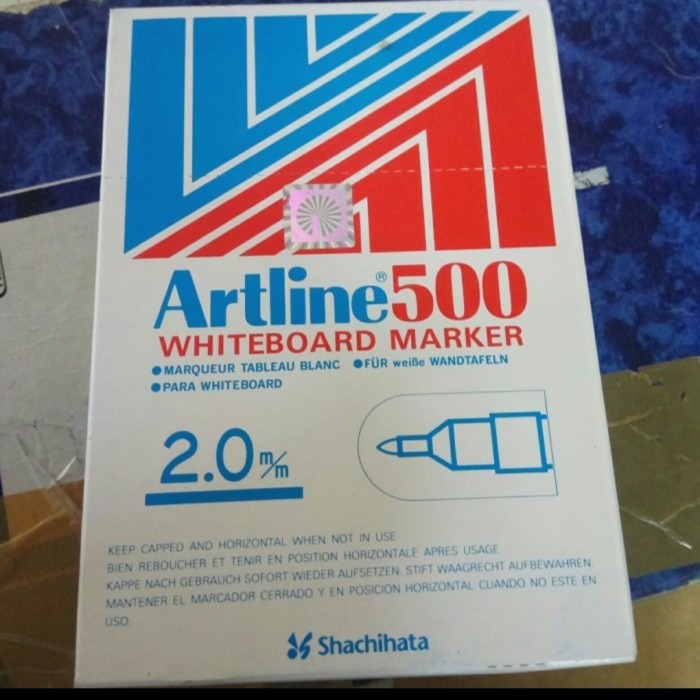 

spidol artline 500 whiteboard Sedus (12Pcs) Original Hitam /Biru/Merah