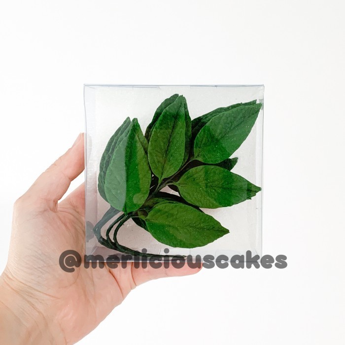

] Rangkaian Daun DHS 55 Gumpaste Flower Cake Kue Topper
