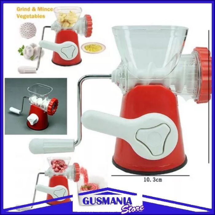 MESIN PENGGILING DAGING PLASTIK ALAT GILINGAN PENGGILAS SAYURAN MANUAL