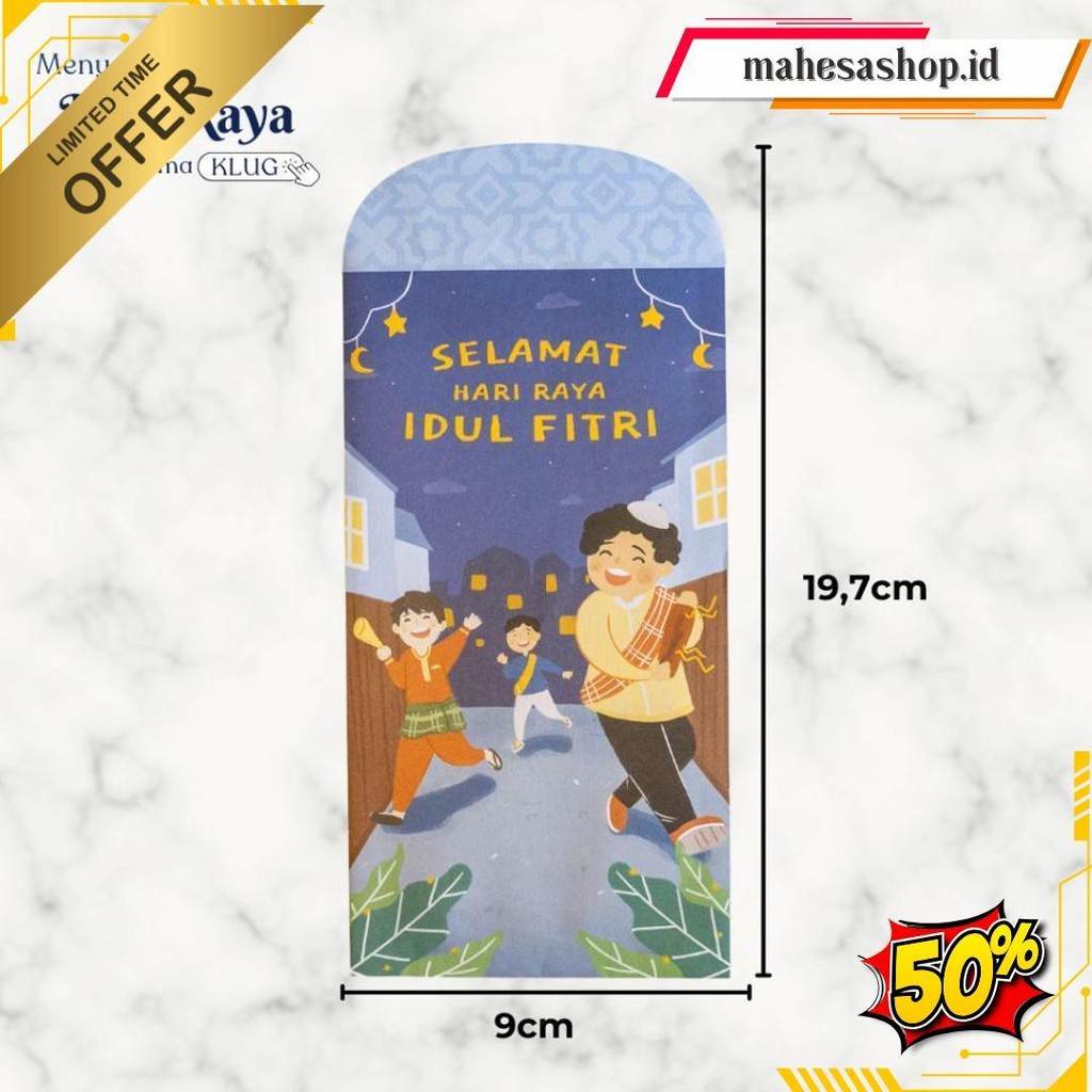 

[Grosir Termurah] Amplop Panjang Idul Fitri Lebaran 2024 Lucu Unik Isi 5 Lembar Original Produk