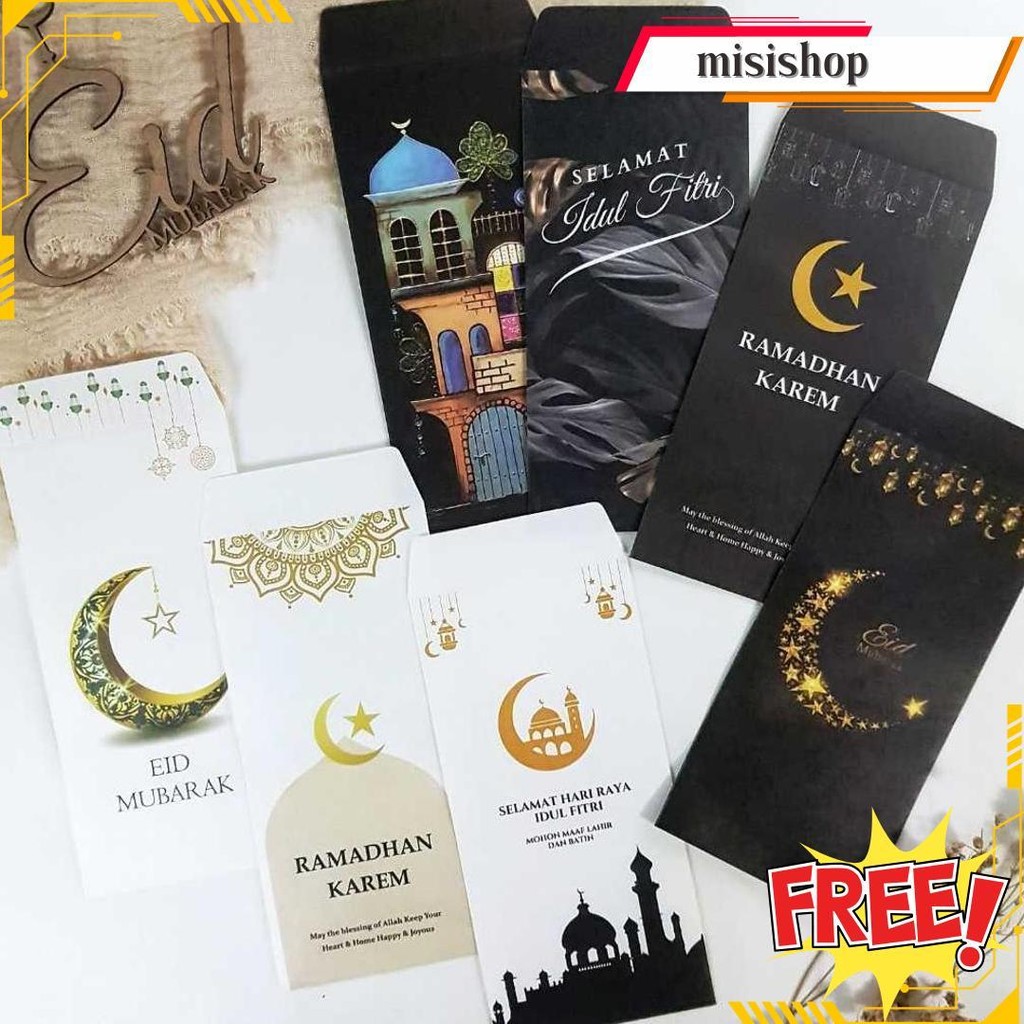 

( Isi 10 ) Amplop Lebaran Idul Fitri 1 Pack Isi 10 Lembar / Amplop Lebaran Besar Cod