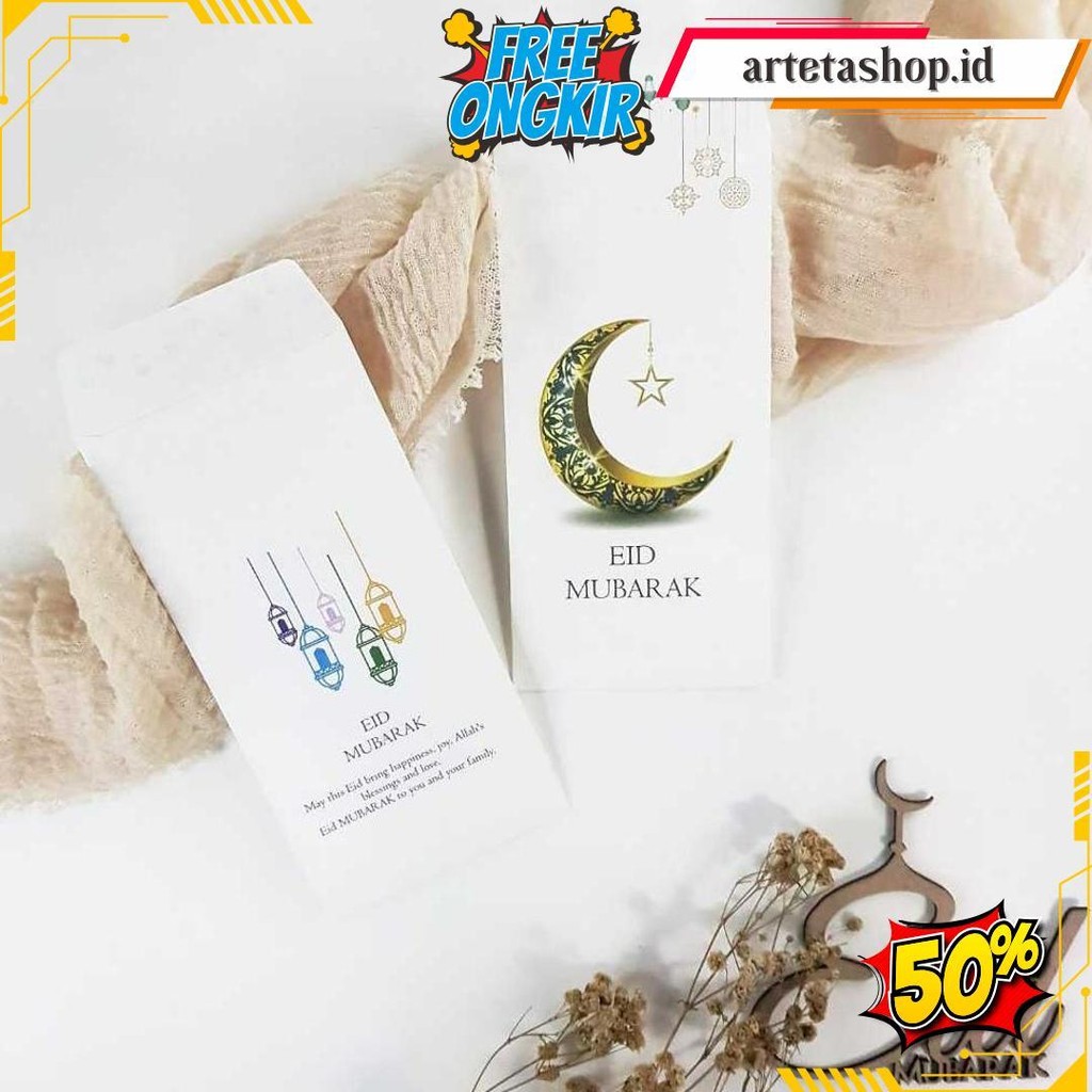 

( Isi 10 ) Amplop Lebaran Idul Fitri 1 Pack Isi 10 Lembar / Amplop Lebaran Besar Terlaris