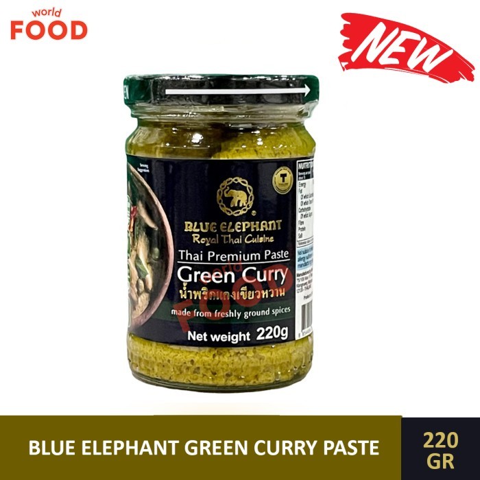 

Produk Unggulan Blue Elephant Green Curry Paste **New Item 220 Gr