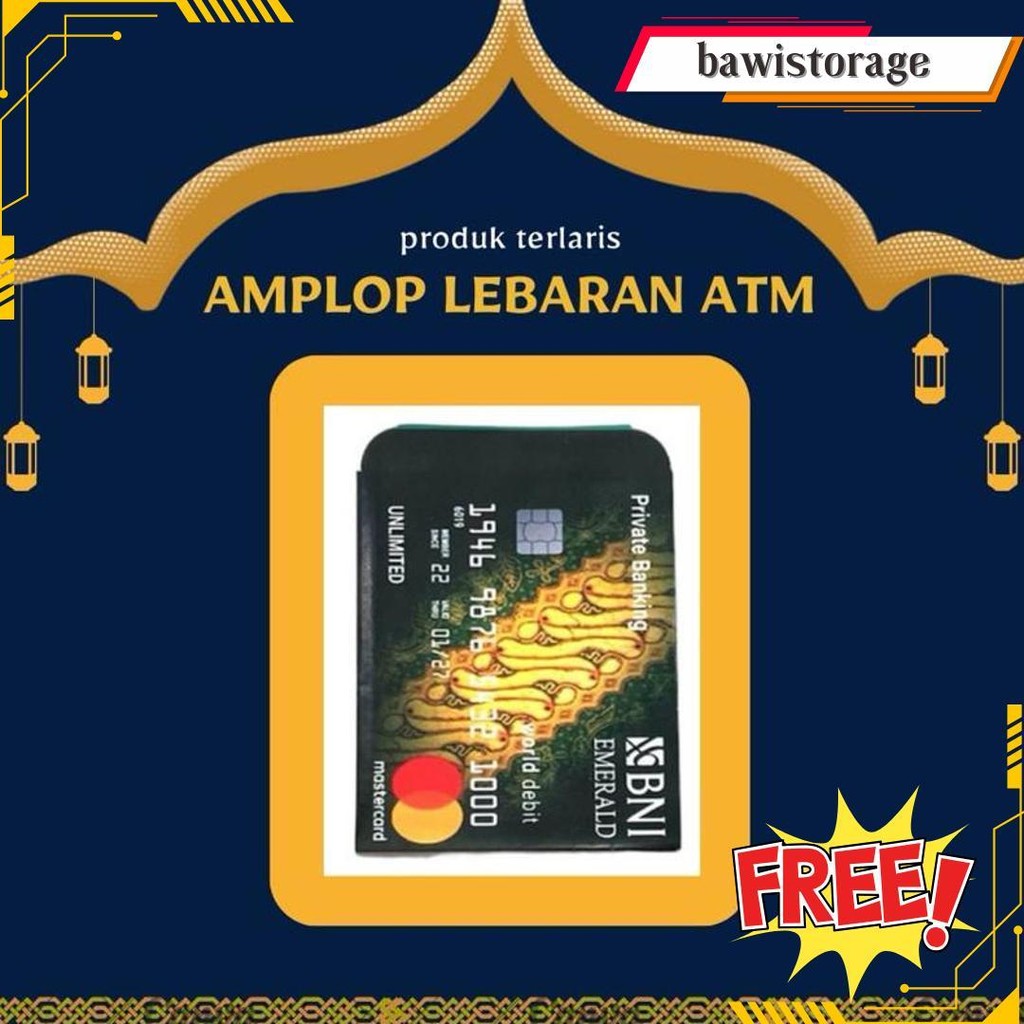 

(Isi 10) Cod Amplop Lebaran 2024 Motif Atm Siap Jual 1 Pac ( 1 Pack Isi 10) Medium Uk 7*12 Bisa Cod