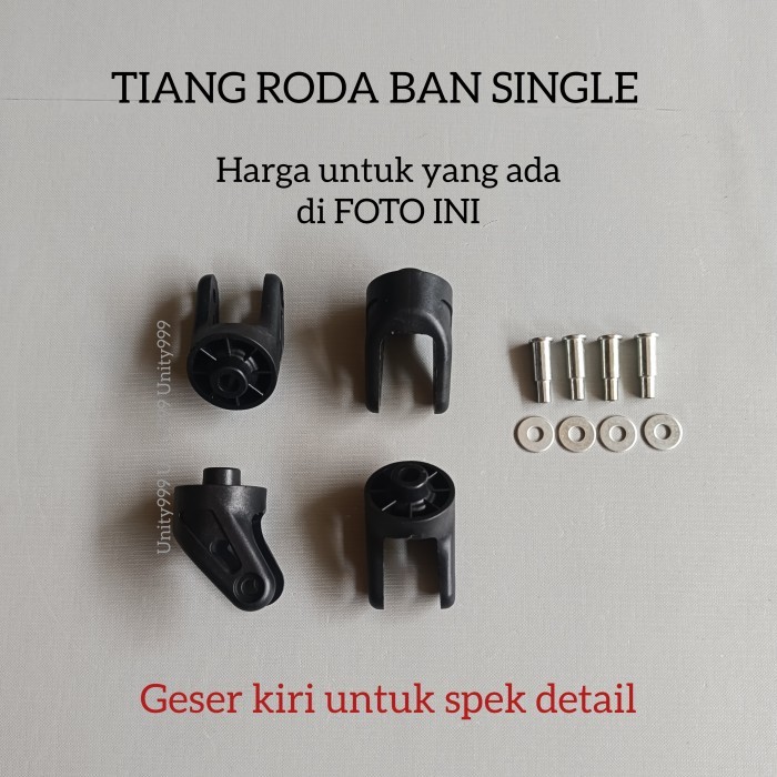 ] rumah roda koper tiang roda koper pasak roda TIANG RODA BAN SINGLE