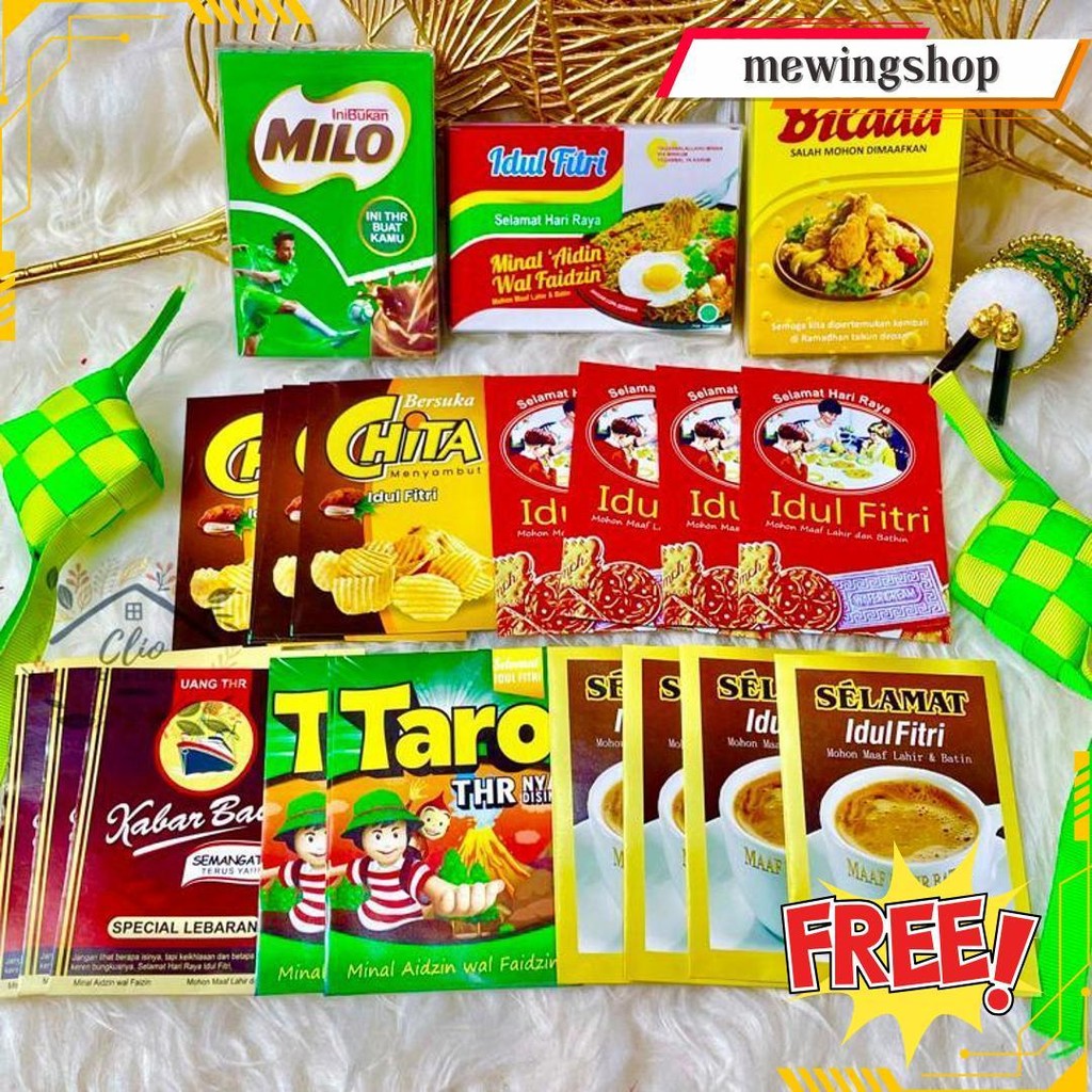 

Ready ! Amplop Lebaran Hari Raya Idul Fitri 2025 Isi 50 Lembar Angpao Lebaran Original Produk