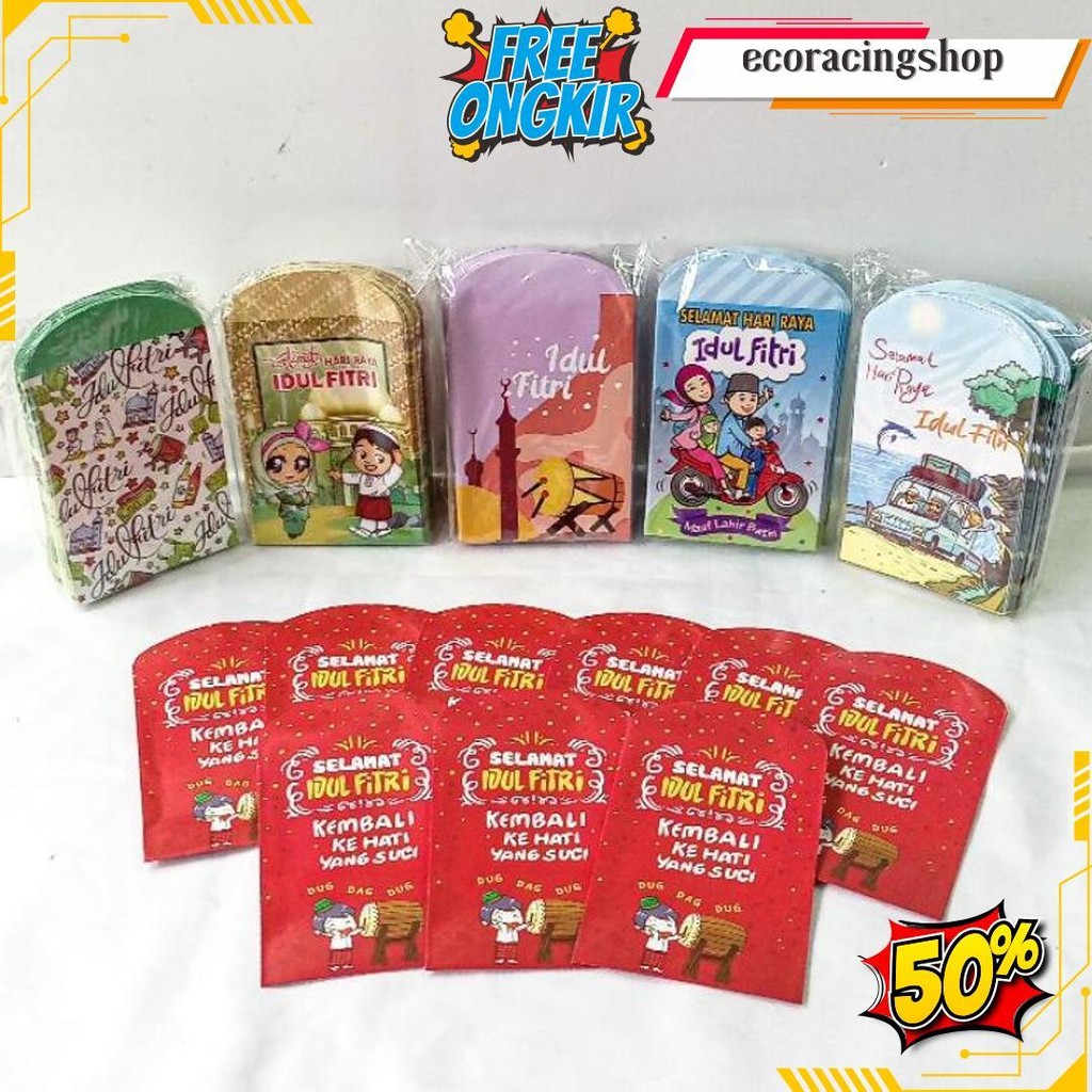 

Amplop Lebaran Unik Angpau Lebaran Isi 100Pcs Amplop Angpao Lebaran Karakter Bisa Cod