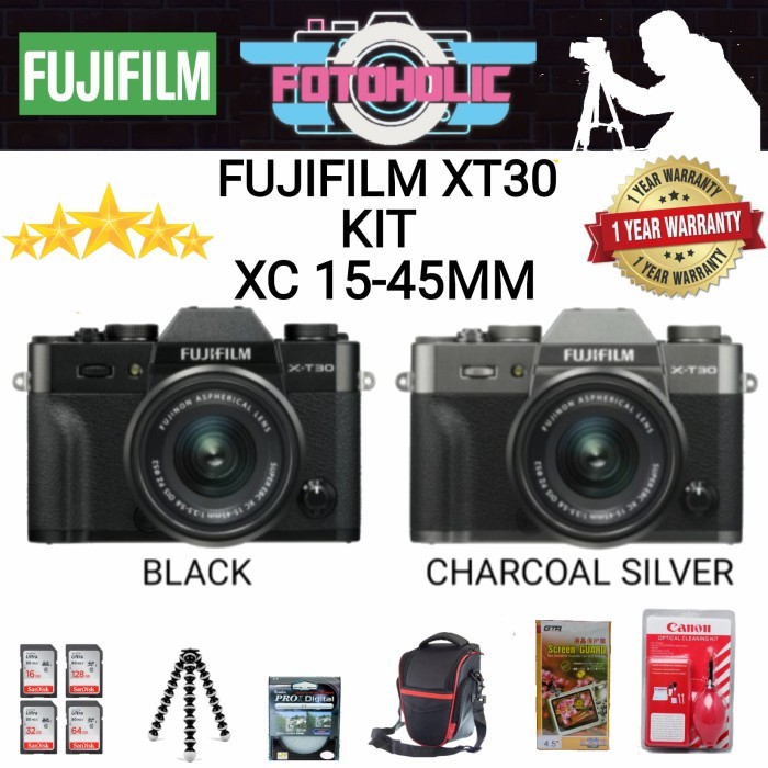 Fujifilm Xt30 Kit Xc 15-45/Kamera Fujifilm Xt30 Kit 15-45 /Xt30