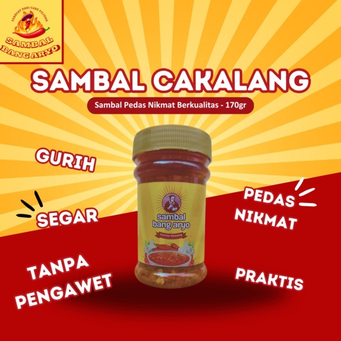 

TERLARIS SAMBAL CAKALANG/TONGKOL/ROA/IKAN ASIN JAMBAL - 170 GR - SAMBAL BANG ARYO MURAH!!! MURAH