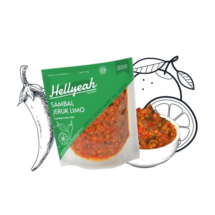 

TERLARIS HELLYEAH SAMBAL JERUK LIMO 170 GRAM MURAH!!! MURAH