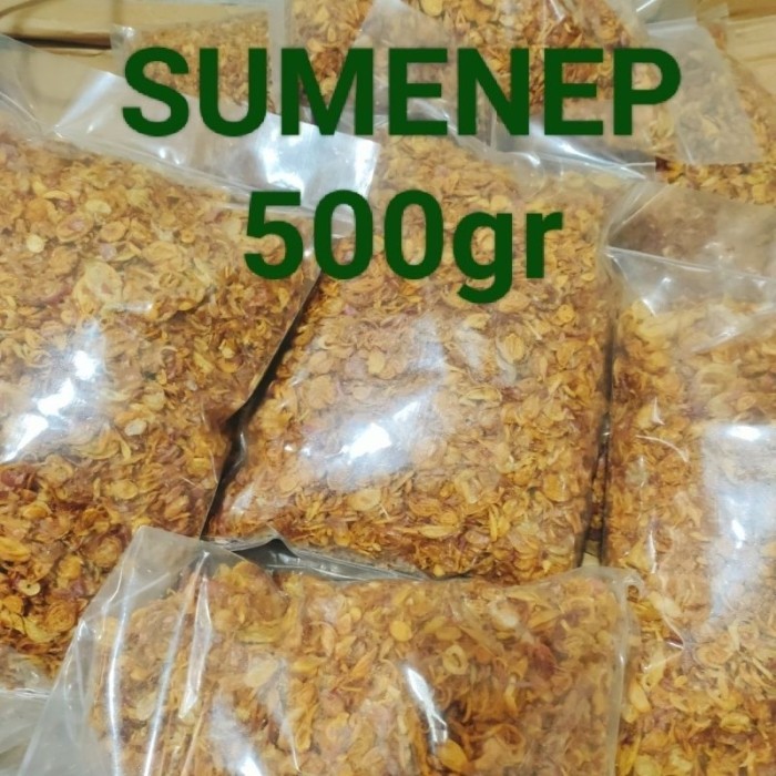 

TERLARIS BAWANG GORENG SUMENEP 500GR MURAH!!! MURAH