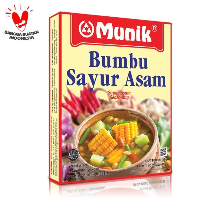 

TERLARIS BUMBU MUNIK SAYUR ASEM 180 GRAM MURAH!!! MURAH