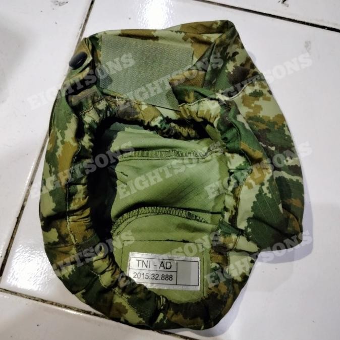 COVER SARUNG SAMARAN HELM Original KOSTRAD JATAH PEMBAGIAN TNI
