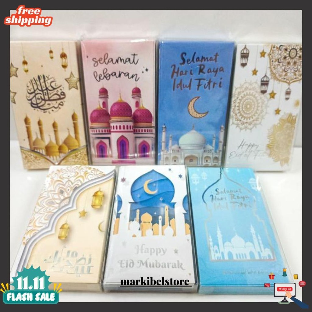 

Amplop Panjang Lebaran Isi 25Pcs Amplop Idul Fitri Angpao Lebaran Motif Islami Bisa Cod