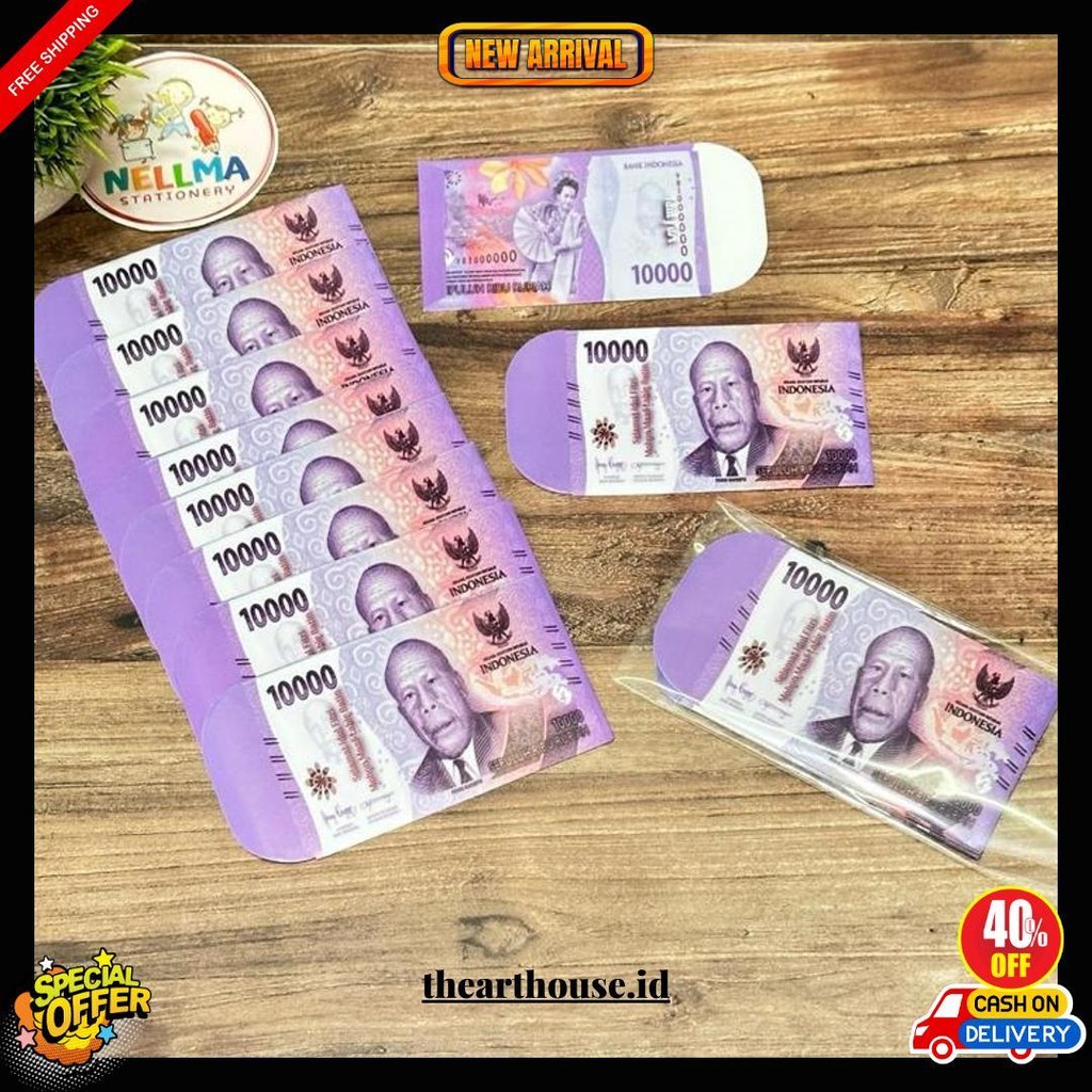 

Ampau Amplop Lebaran Uang Mainan Medium Isi 100 Lembar Termurah Banget