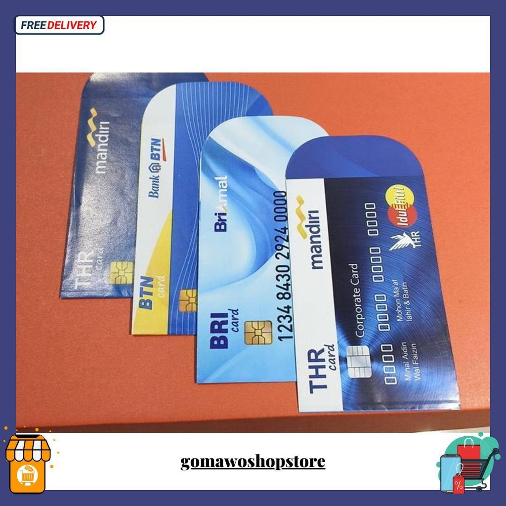 

Amplop/Ampau Motif Atm Mix Isi 50 Siap Kirim