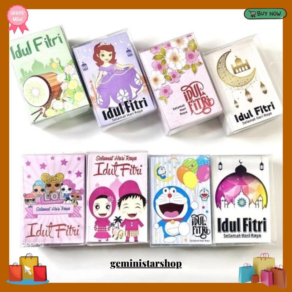 

( Kemasan Mika) Amplop Lebaran 2024 Isi 50Pc Angpau Lebaran Hr An Karakter Isi 50 Pc Original Produk