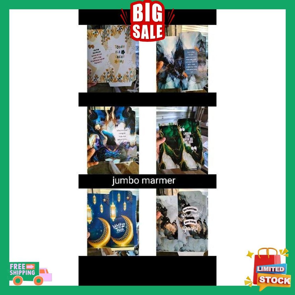 

100 Lembar Amplop Muslim Jumbo Dapat 10 Motif Murah (Free Plastik) Terlaris