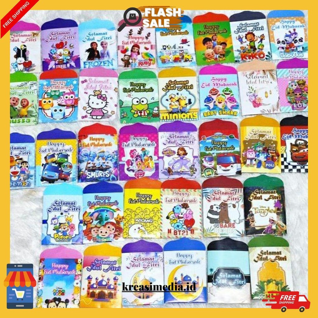

Amplop Lebaran Unik Lucu Isi 10Pcs Bisa Cod