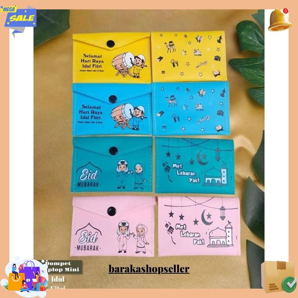 

[ 12 Pcs ]Mini Dompet Amplop Lebaran / Idul Fitri Per Pack Isi 12Pcs Bisa Cod Cod