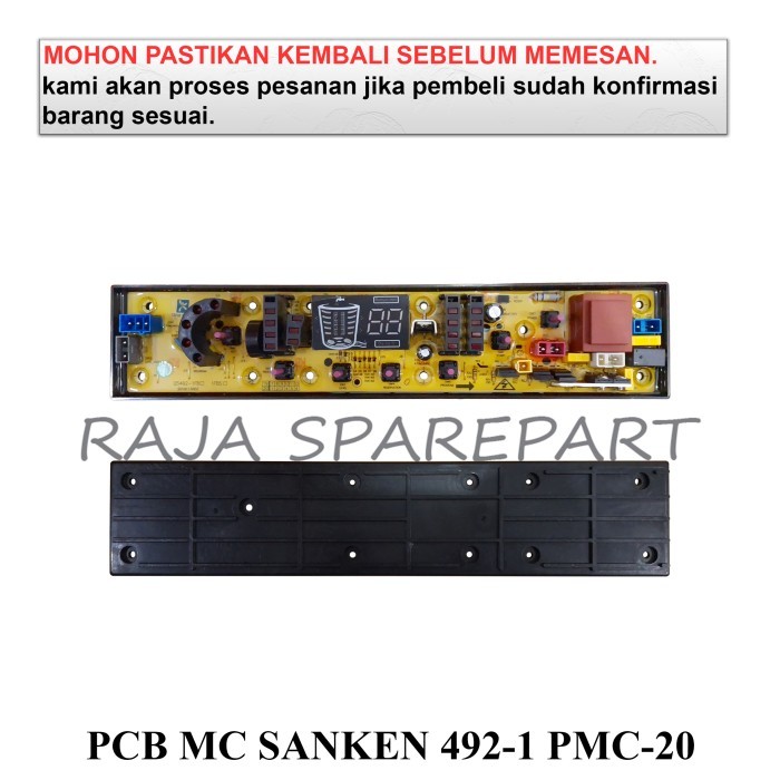 PCB/Panel/Modul Mesin Cuci Sanken QW-S890 (Sanken 492-1)