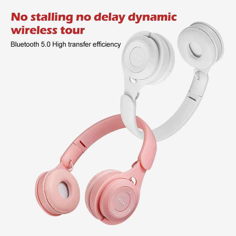 HEADPHONE BLUETOOTH HEADSET WIRELESS MACARON Y08 BANDO BLUETOOTH