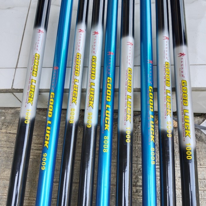 Kail Pancing Tegek Bendera Sholawatan Panjang 10 Meter Kaku, Joran Tegek Pancing