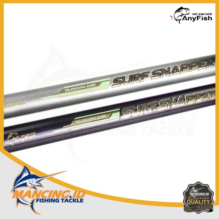 Reel Joran Anyfish Surf Snapper (S Tele) Fishing Rod Jorang Pancing Surf Antena