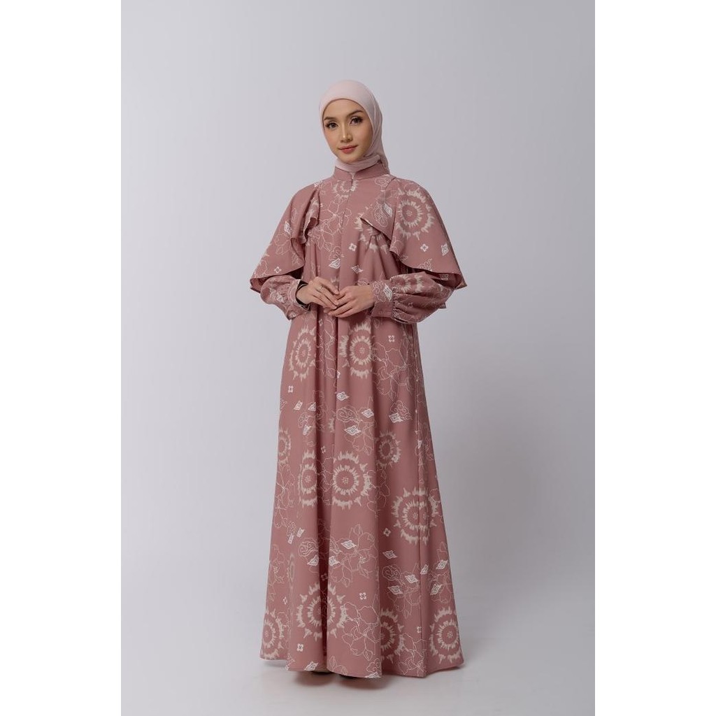 ZM ZASKIA MECCA - KALZIA DRESS - JELITA INDONESIA - EDISI CIREBON GAMIS LEBARAN 2025 DRESS MODEL TER