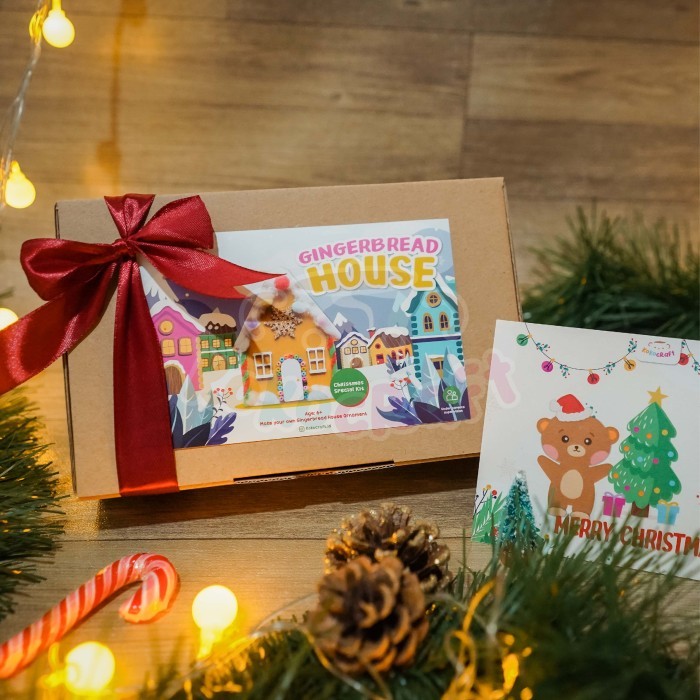 

TERLARIS! Mainan DIY Christmas Ornament: Gingerbread House