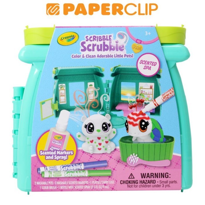 

TERLARIS! MAINAN ANAK SCRIBBLE SCRUBBIE CRAYOLA PETS CR747469 SCENTED SPA