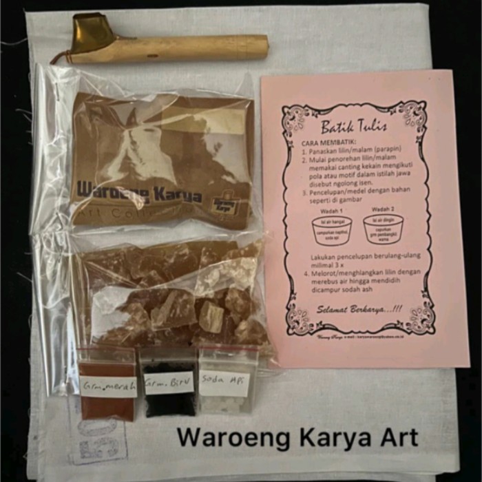 

PROMO! Paket Batik Premium Kain Membatik Prakarya