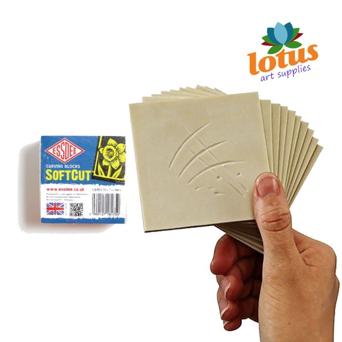 

TERBARU! ESSDEE Softcut Carving Block 3mm x 75mm x 75mm x 10