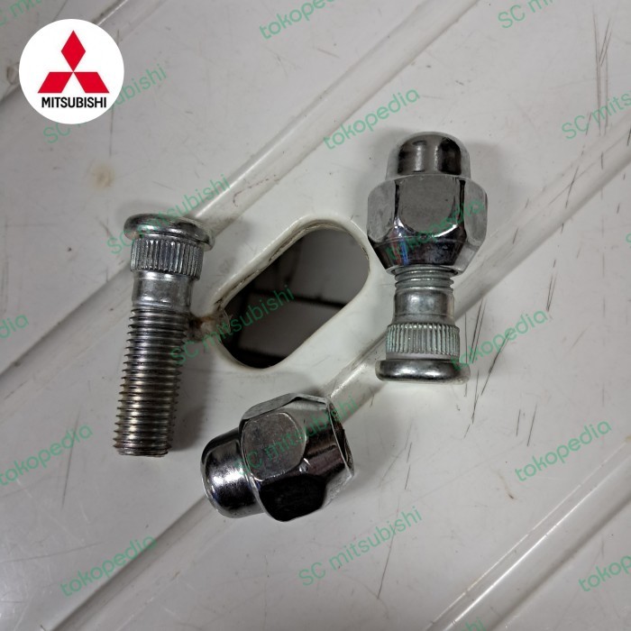 TERLARIS Mur dan Baut Roda SET Mitsubishi Xpander Mirage OEM