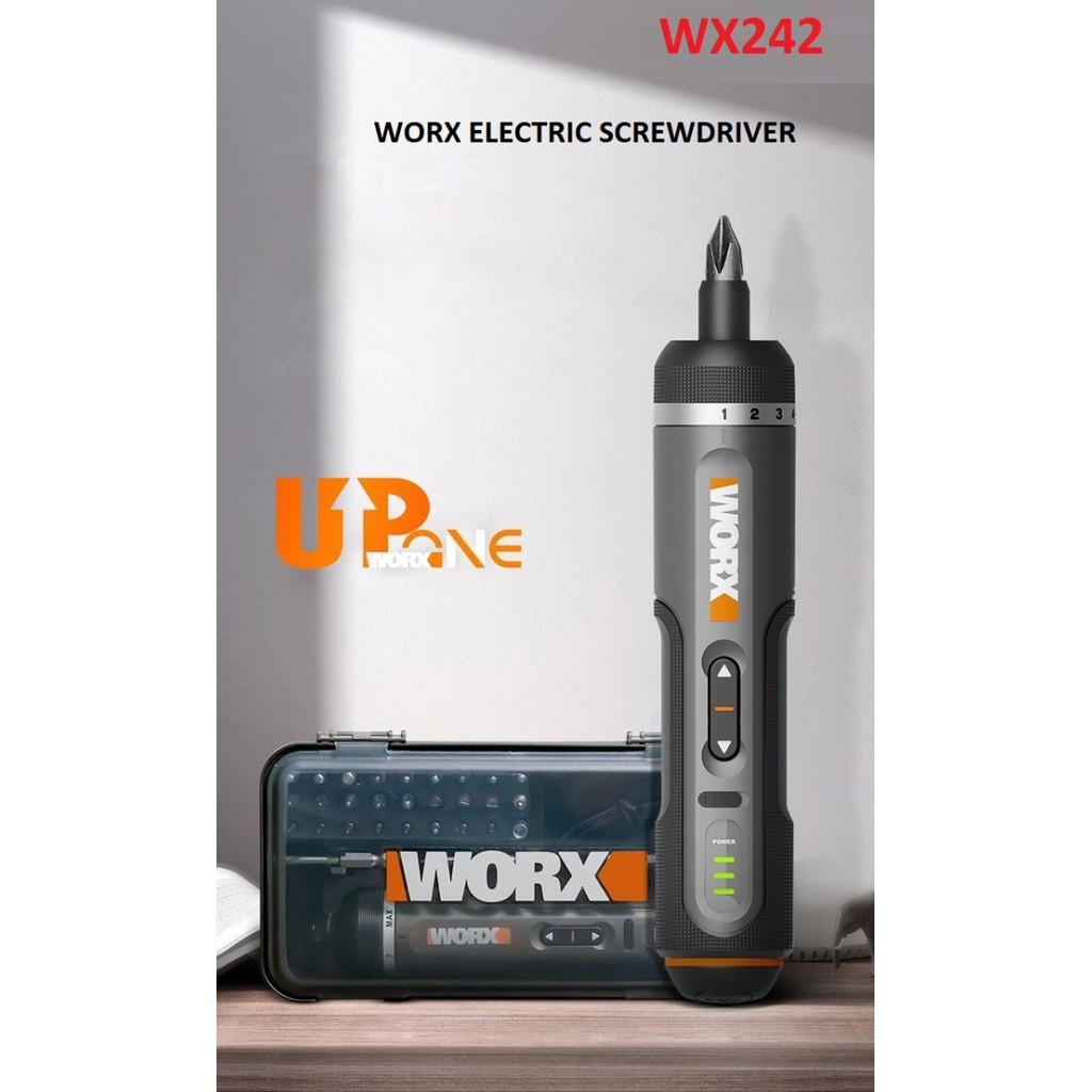 WORX 4V Electric Screwdriver Bit Set WX240/242 Precision - Obeng Mini