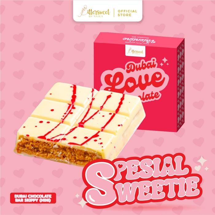 

terbaru !!! ( spesial valentine ) mini dubai chocolate bar skippy ( satuan ) ready