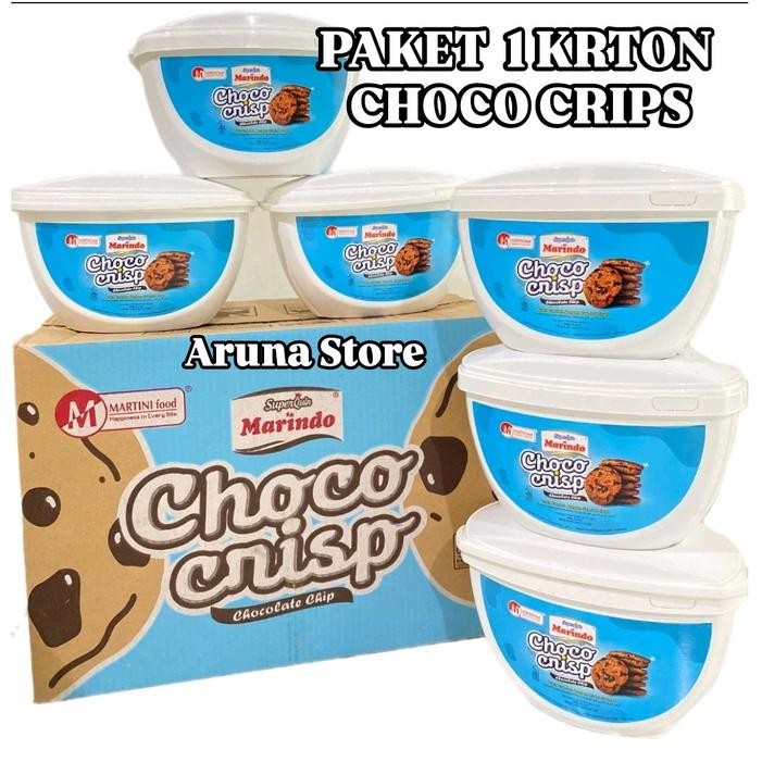 

terbaru !!! 1 dus isi 6 ember choco crips marindo chocolate chip ready