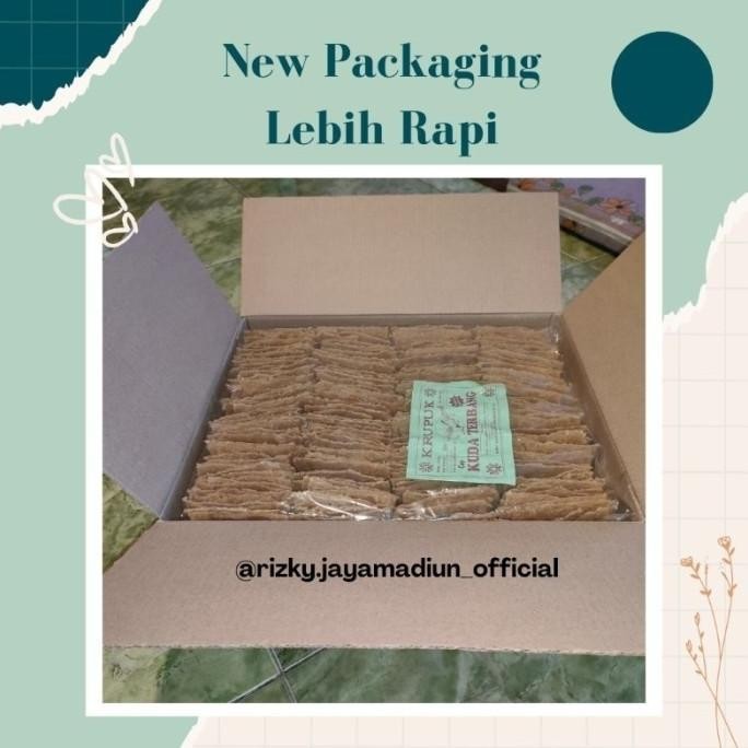 

Readyy!! Krupuk Puli/Lempeng/Gendar Madiun Mentah 2.5Kg Cap Kuda Terbang