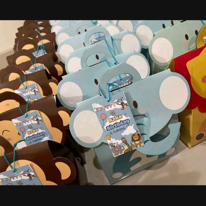 GOODIE BAG ULTAH ANAK ANIMAL SOUVENIR ULANG TAHUN BINGKISAN BIRTHDAY