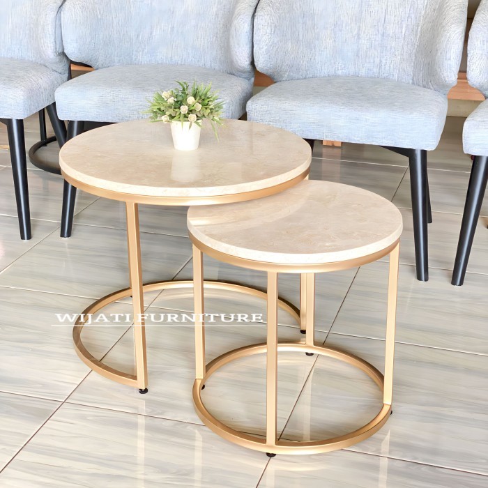 Meja Tamu Marmer Coffe Table Marmer Asli