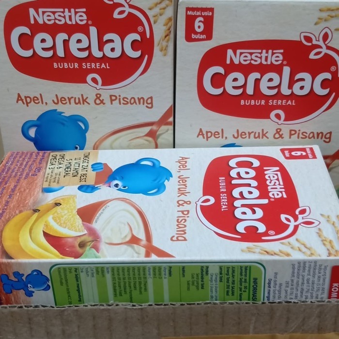 Bubur bayi instant sereal nestle cerelac risenutri usia 6 - 24 bulan