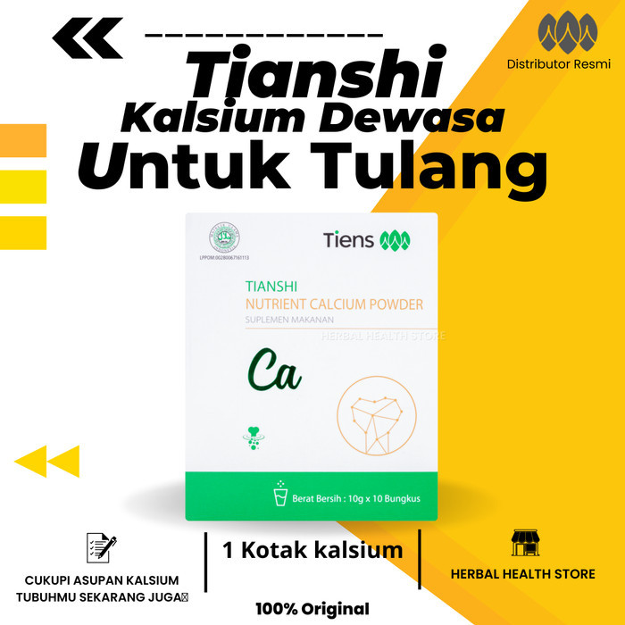TERBARU Susu Kalsium Tiens Untuk Patah Tulang, Kalsium Tiens NHCP 100% ASLI
