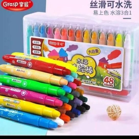 

Terlaris Crayon Grasp Jumbo 48 Warna Ready Stok