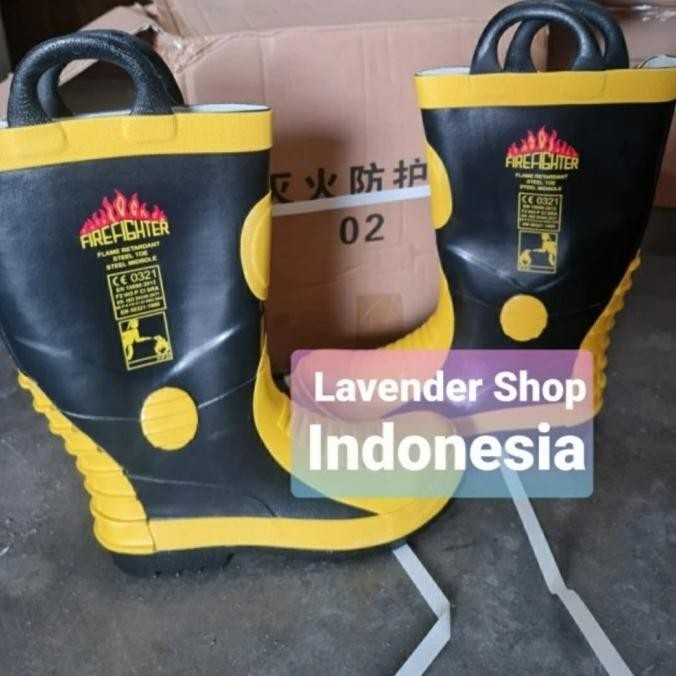 Promo SEPATU PEMADAM KEBAKARAN HAIDAR sama dengan Harvik COD